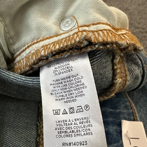 NWT Loft The Straight High Rise Jeans Women's size 27/4 - Picture 4 of 7